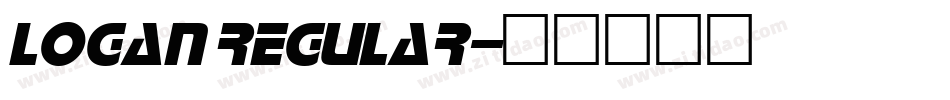 Logan Regular字体转换